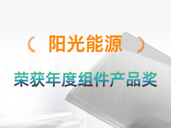 高光時刻 | GIGA系列榮耀加冕！陽光能源斬獲“年度組件產品獎”